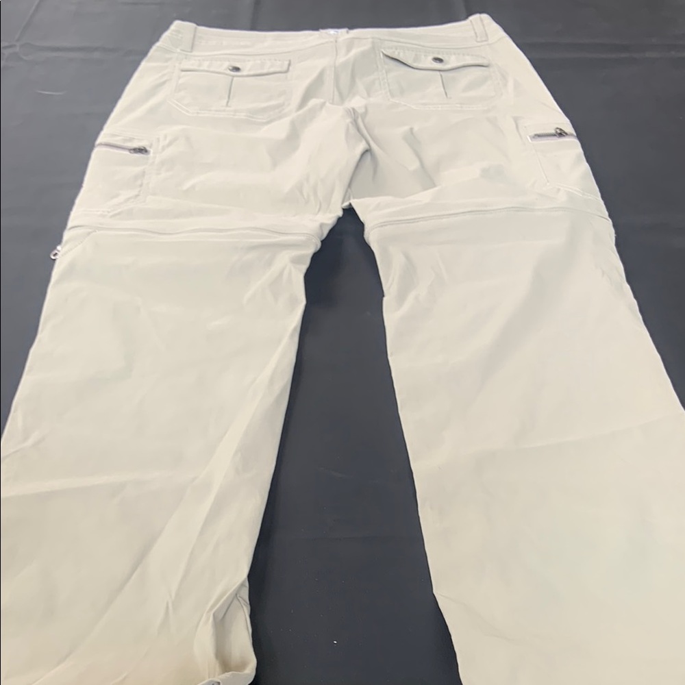 KÜHL Convertible Hiking Cargo Pants Zip Off Trail Travel Outdoor Tan Women’s 12 - Picture 7 of 15